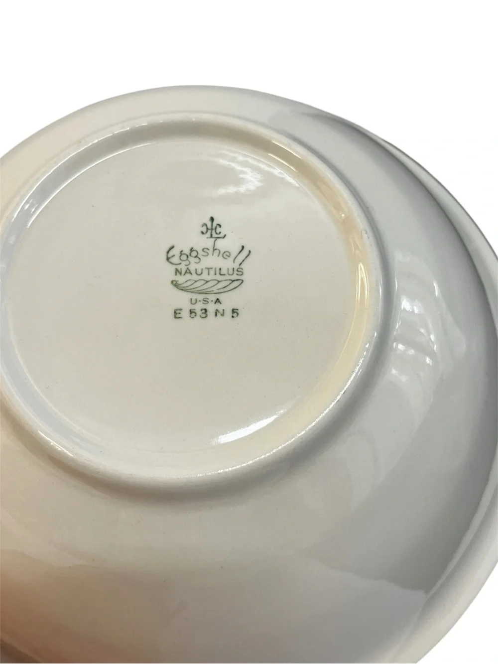 Set Of 2 Homer Laughlin Apple Blossom Rim Soup Bowls 8 3/8